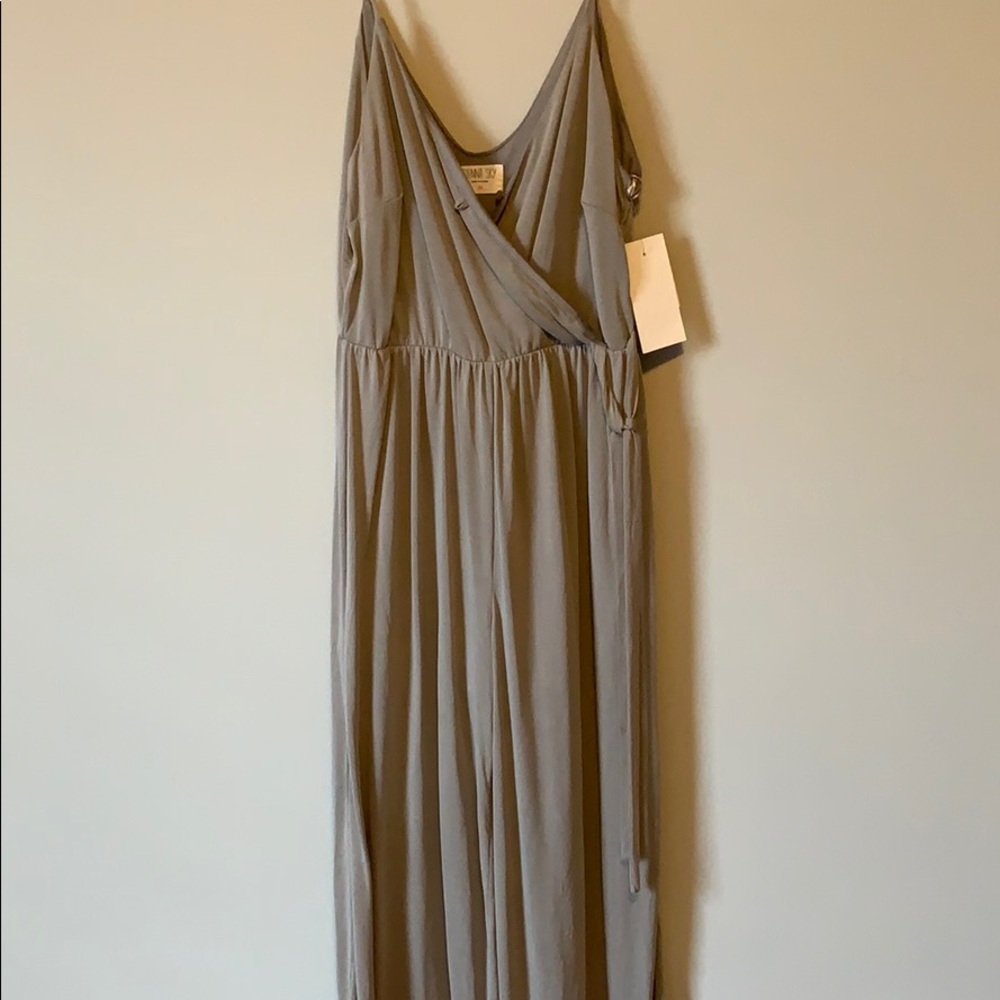 Gray jumpsuit